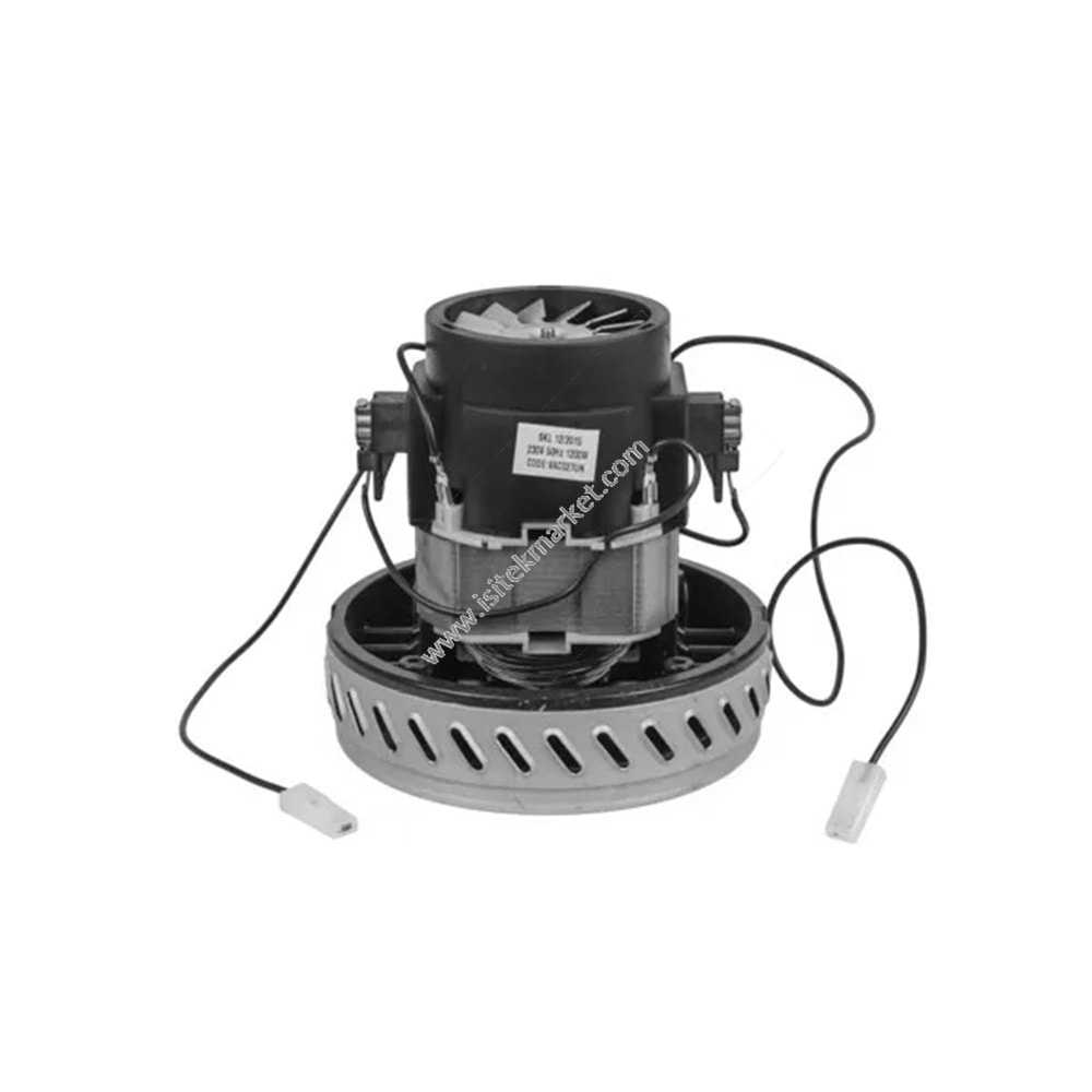 YAŞ TEŞİZLİK İÇIN ELEKTRİKLİ SÜPÜRGE MOTORU VAC027UN SKL D=143/78 MM H=41/142 MM 1200 W