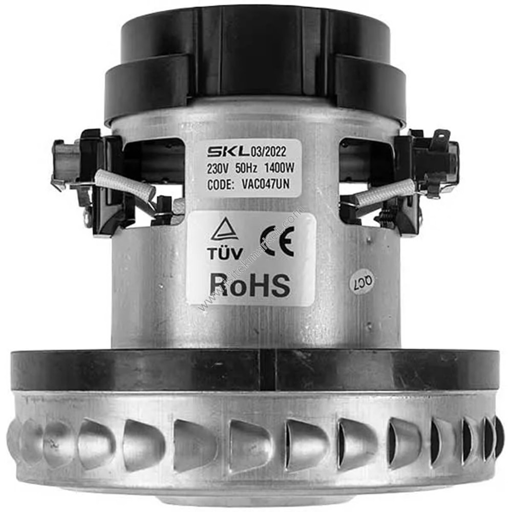 YAŞ TEMIZLIK VAC047UN SKL İÇIN ELEKTRİKLİ SÜPÜRGE MOTORU D=137/78 MM H=37/139 MM 1400 W