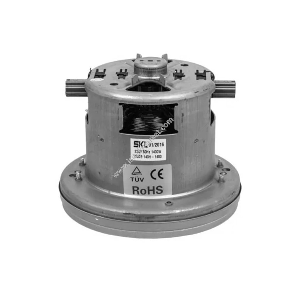 ELEKTRİKLİ SÜPÜRGE MOTORU VAC048UN (KORUMA GÜCÜ LEHİ) SKL D=134/97 MM H=22/115 MM 1400 W