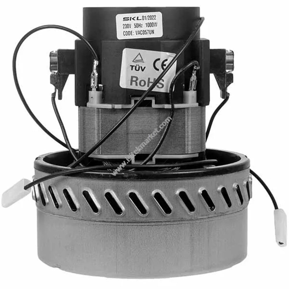 YAŞ TEMIZLIK VAC057UN SKL İÇIN ELEKTRİKLİ SÜPÜRGE MOTORU D=144/79 MM H=69/169 MM 1000 W