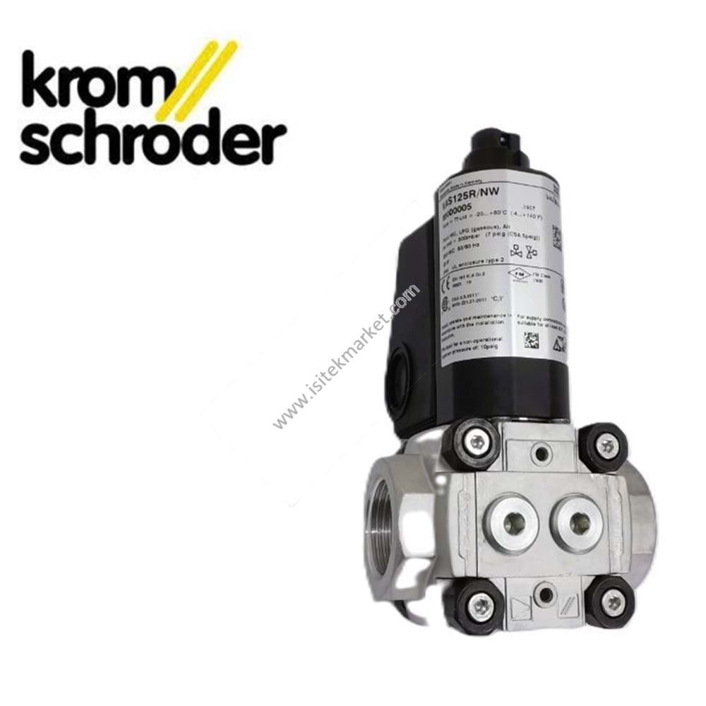 SELONOİD VALF KROM SCHRÖDER VAS125R/NW