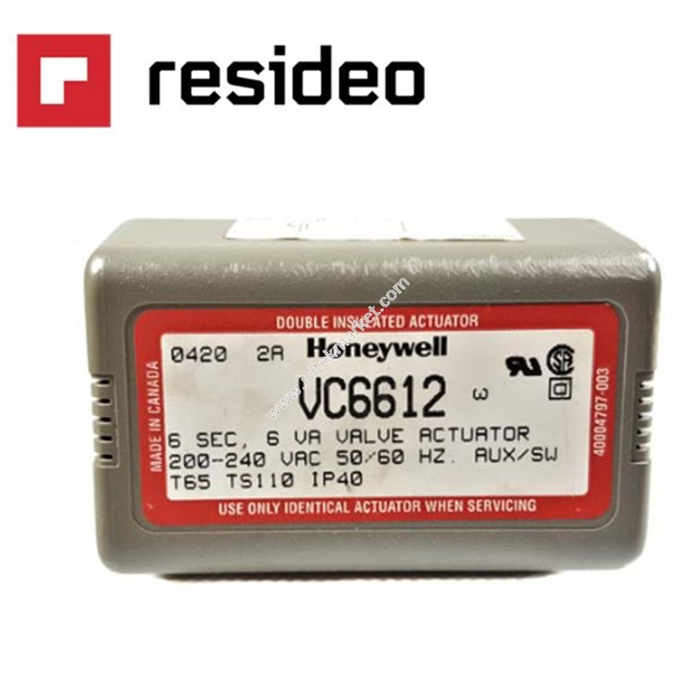 VANA MOTORU HONEYWELL VC6612 230V/50Hz