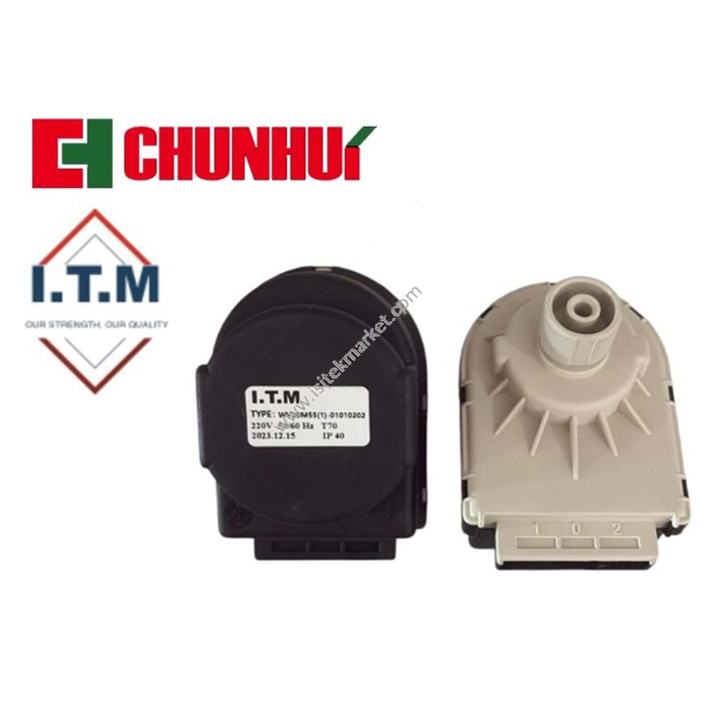 VANA MOTORU 220V 50Hz 7,5mm- ITM-SİYAH/ BEYAZ-BX-320101057