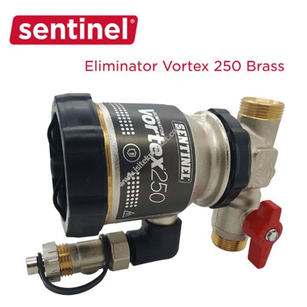 SENTINEL VORTEX 250 FİLTRE 35 litres/min 3bar 100ºC