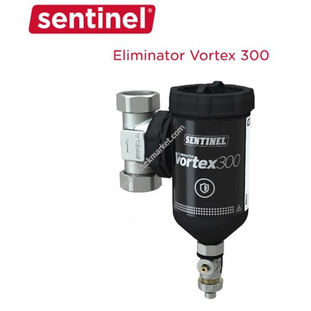SENTINEL VORTEX 300 FİLTRE 30 litres/min 3bar 100ºC