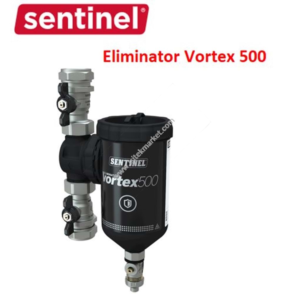 SENTINEL VORTEX 500 FİLTRE 50 litres/min 3bar 100ºC