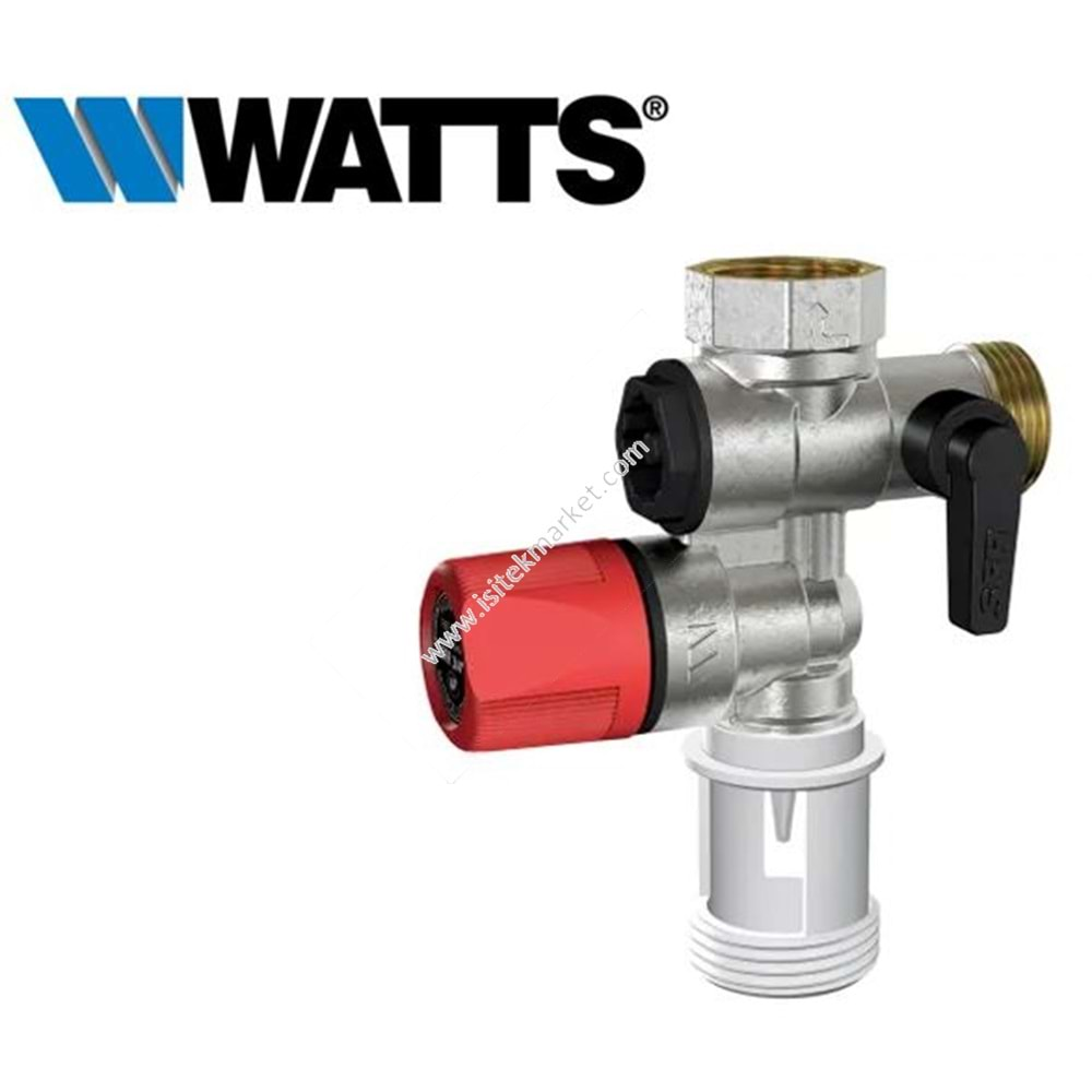 WATTS EMNİYET VENTILI ERKEK DİŞİ 1/2 G BAĞLANTI INOX