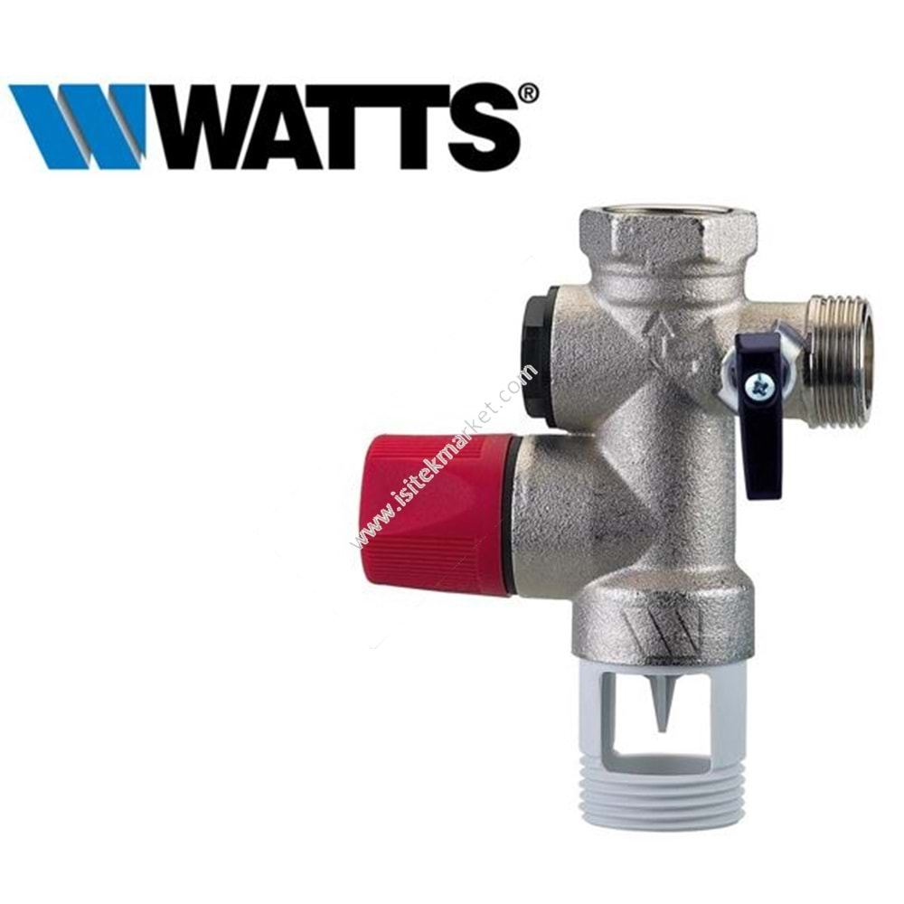 WATTS EMNİYET VENTILI ERKEK DİŞİ 3/4 G BAĞLANTI INOX