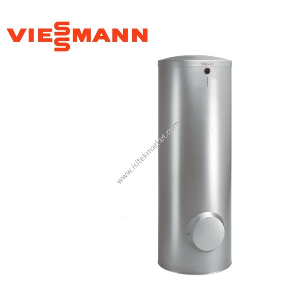 VIE Z021934 VİTOCELL 300-W EVIA-A 300 LT BOYLER GÜMÜŞ RENGİ PASLANMAZ ÇELİK Z029508