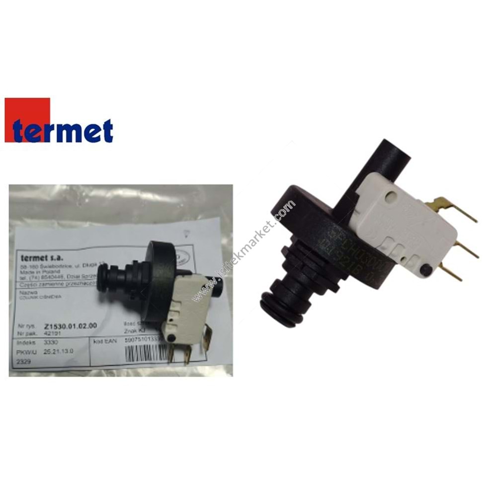 BASINÇ ANAHTARI TERMET Z1530010200 ECODENS SILVER