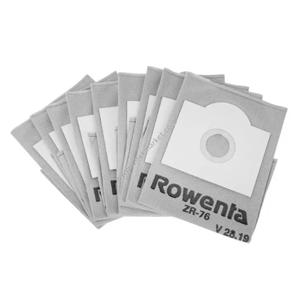 ROWENTA ZR-760 ELEKTRİKLİ SÜPÜRGE KAĞIT TOZ TORBASI SETI (10 KIŞI)