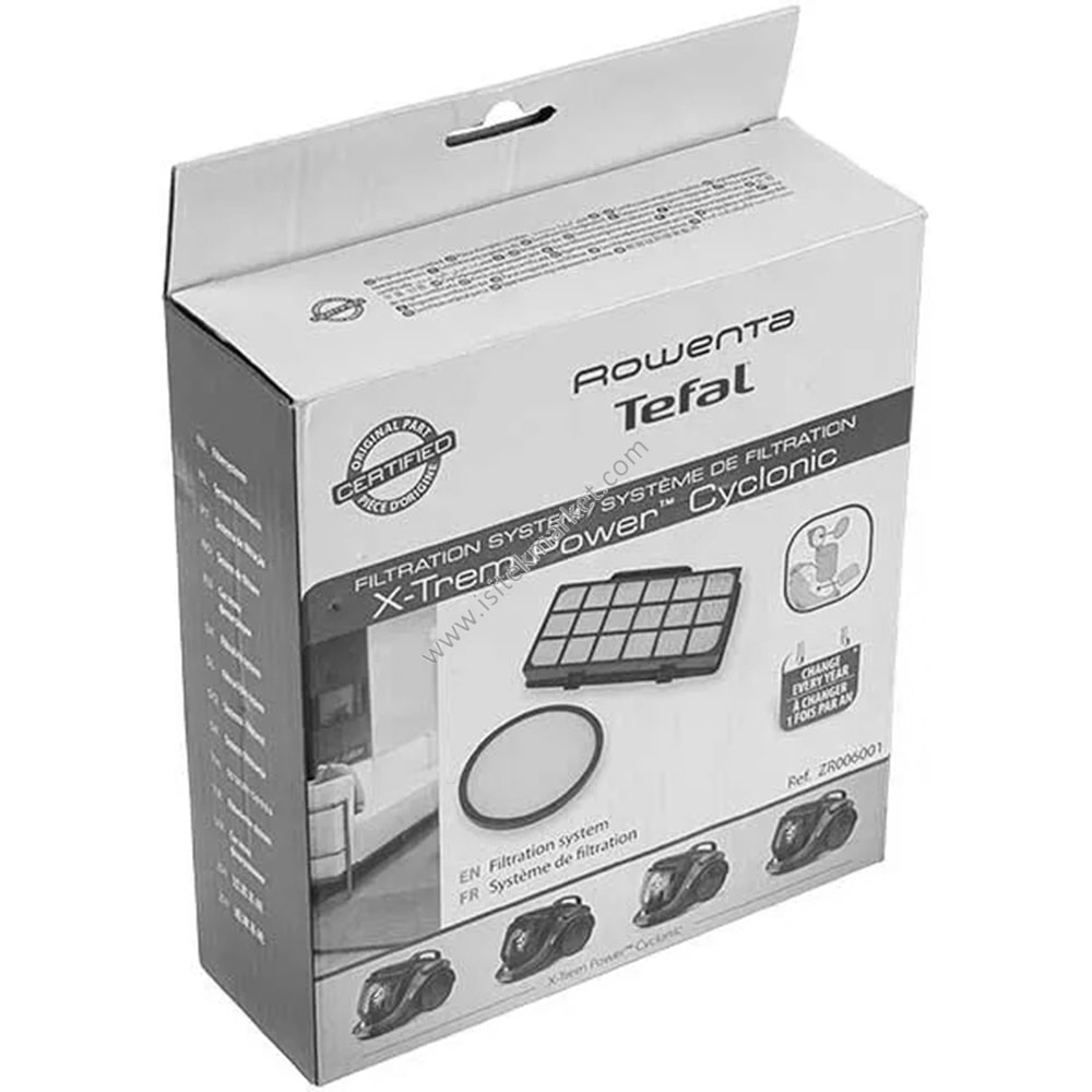 HEPA FİLTRE SET (MOTOR) + SÜPÜRGE İÇIN KOTONATOR SÜPÜRGE ZR006001