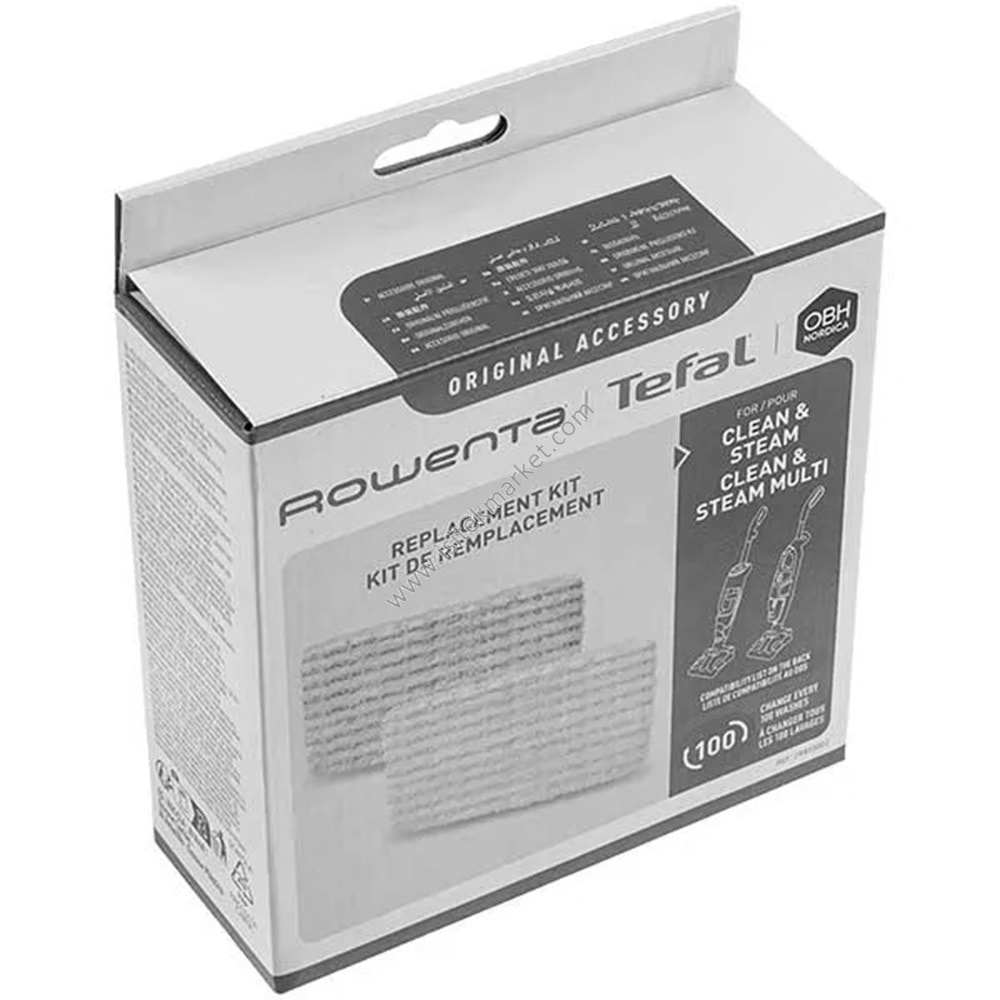 KABLOSUZ SÜPÜRGE ROWENTA ZR850002 (2 PCS) İÇIN MİCROFİBER BEZ SETI