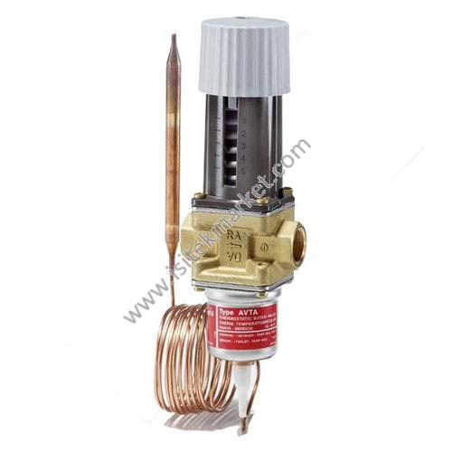 TERMOSTATIK VALF DANFOSS 003N4105 WVFX25 G1¨ 4-23 BAR SU VALFI