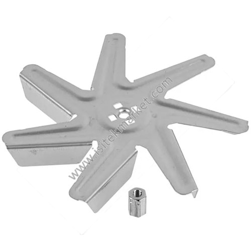 FIRIN BOSCH İÇİN FAN PERVANESİ 00650472 (METAL) D=150MM D DELİK=6MM