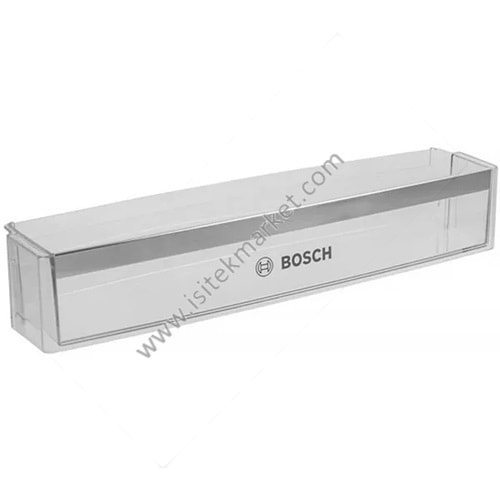 BOSCH BUZDOLABI KAPISI ŞİŞE RAFI LOGOLU 00654424 570X125MM