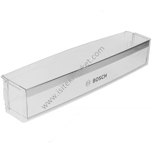 BOSCH BUZDOLABI KAPISI ŞİŞE RAFI LOGOLU 00702274 570X135MM