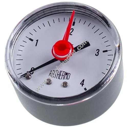 ELEKTRİKLİ SU KOMBİI KOSPEL 00035 İLE UYUMLU 0-4 BAR D=50 MM 1/4 MANOMETRE