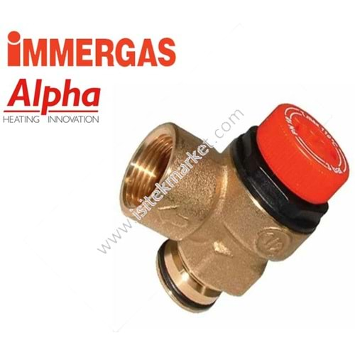 3 BAR EMNİYET VENTİLİ CALEFFI IMMERGAS ALPHA 1.011126