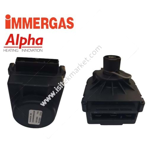 VANA MOTORU 220V 50Hz SİYAH ELBİ-İMMERGAS ALPHA 1.018064 CD/HE