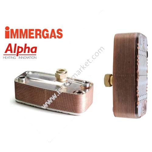 PLAKALI EŞANJÖR 24 PLK İMMERGAS ALPHA 1.018597 CD32C