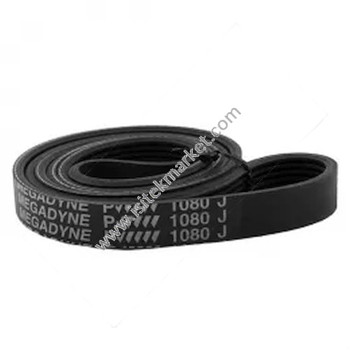 BELT FOR WASHING MACHINE 1080J6 MEGADYNE BLACK
