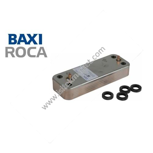 PLAKALI EŞANJÖR 2071200 12PL 156,5mm - BAXI ROCA 125565366 DEIMOS/ NOVANOX
