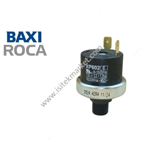 DÜŞÜK BASINÇ SWITCH MATER G 1/4 PLASTIK 2 KONTAK BX ROCA 125995169 BIOS 85-100F