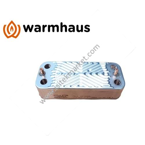 PLAKALI EŞANJÖR WARMHAUS 15311024000008 20 PLAKA