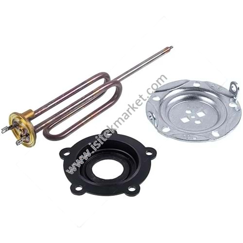 ISITICI ELEMANI ALT TAMİR KİTİ (FLANŞ VE25500 + CONTA C00040264 + ISITICI ELEMANI 184280) ARISTON \ ARTI KAZANI İÇİN