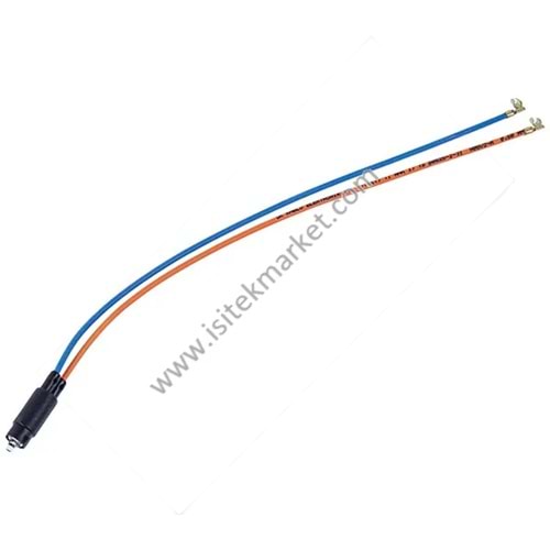 GÖSTERGE LAMBASI L=190 MM 240 V (KIRMIZI) HI-THERM/TESY 200062 SU ISITICI İÇİN