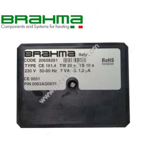 BRAHMA KONTROL KARTI 20658281 CE 191.4