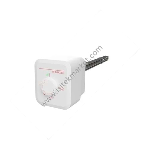 SU ISITICI ISITICI ELEMANI TERMOSTATLI DRAZICE 2110311 TJ 6/4“ 2000W L=380MM FLANŞ 125MM 1 SENSÖR TÜPÜ
