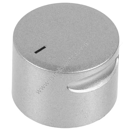 BEKO OCAK KONTROL DÜĞMESİ 250440445 GÜMÜŞ