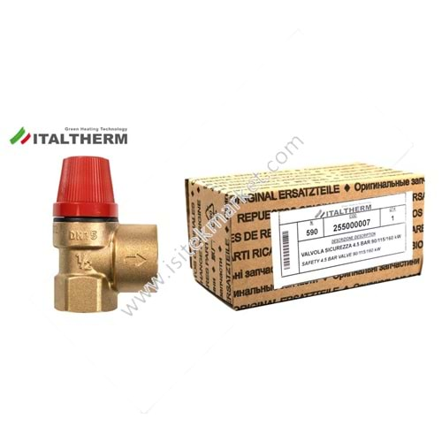 EMNİYET VENTİLİ 4,5 BAR CALEFFİ ITALTHERM 255000007 TIME POWER: K(90-160)