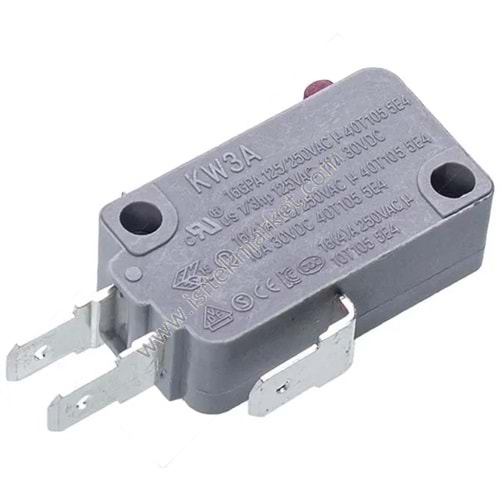 MİKRODALGA FIRIN MİKROANAHTARI GORENJE 278834 KW3A 16A 250V (3 KONTAK)