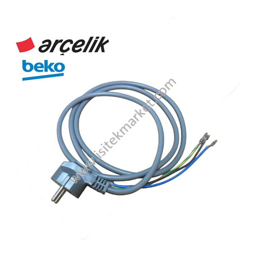BULAŞIK MAKİNESİ ŞEBEKE KABLOSU GR. ARÇELİK BEKO 2820904000 D-5001/ 6040 E Y.A.Y