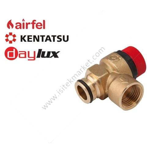 EMNİYET VENTİLİ 3 BAR AIRFEL KENTATSU DAYLUX 3000001211 PREMIX