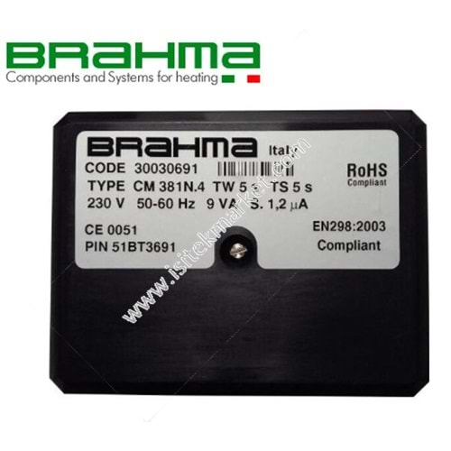 BRAHMA YANMA KONTROL ÜNİTESİ 30030691 CM381N.4