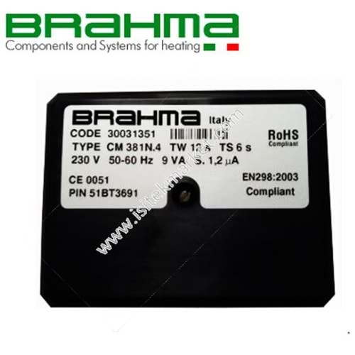 BRAHMA YANMA KONTROL ÜNİTESİ 30031351 CM381N.4