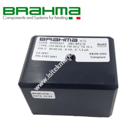 BRAHMA YANMA KONTROL ÜNİTESİ 30092221 CM381N.4