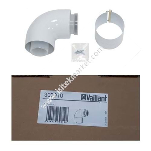 BACA DİRSEĞİ VAILLANT 303910 60/100 MM 87°