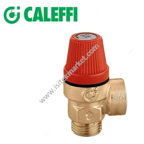 EMNİYET VENTİLİ CALEFFİ 312425 1/2 1/2 ERKEK 2,5 BAR 110 C
