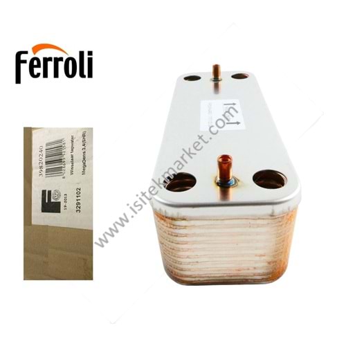 PLAKALI EŞANJÖR 20 PLK -148MM FER 39820240