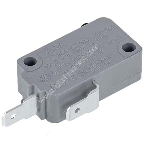 MİKRODALGA FIRIN İÇİN MİKROANAHTAR ELECTROLUX 4055403812 AC T105 16 (3)A, 230V