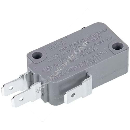 MİKRODALGA FIRIN İÇİN MİKROANAHTAR ELECTROLUX 4055403820 AC T105 16 (3)A, 230V