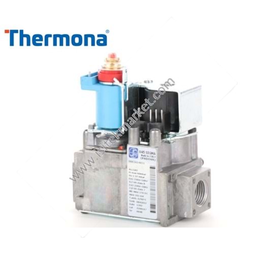 GAZ VALFİ SIT 845 MAVİ DİŞİ UZUN THERMONA 40990