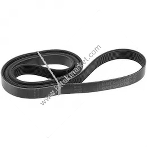 Çamaşır makinesi için kemer 416004300 Megadyne 1233H8 EL siyah