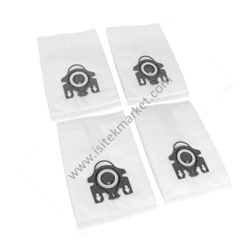 MİCROFİBER DUST BAG SET HYCLEAN 3D GN + FİLTRES UYUMLU MARKA MİELE 41996572D