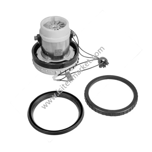 YAŞ TEŞİZİMLE UYUMLU ELEKTRİK SÜPÜRGE MOTORU 4.490-017.0 DW-PCA22 KİNGCLEAN D=137/88 MM H=43/140 MM